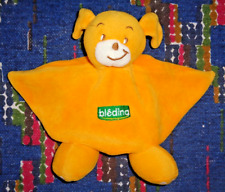 1PA/ DOUDOU PLAT BLEDINA CHIEN ORANGE POCHE EXC ETAT