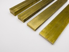 Barre plate laiton Ms58 profil