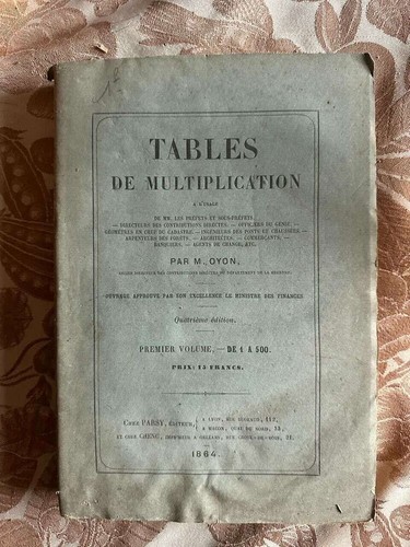 Tables multiplication - tables, de