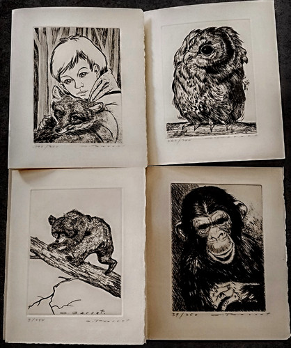 Gravures eau forte - 4,