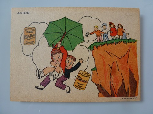 Publicite papier carte - papier,
