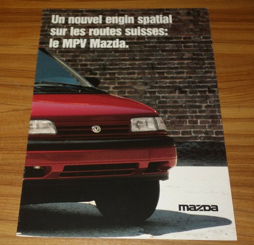 Catalogue mazda mpv 1996 - catalogue, de
