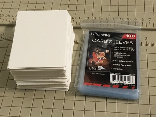100 aceo cards sleeves - cards, &