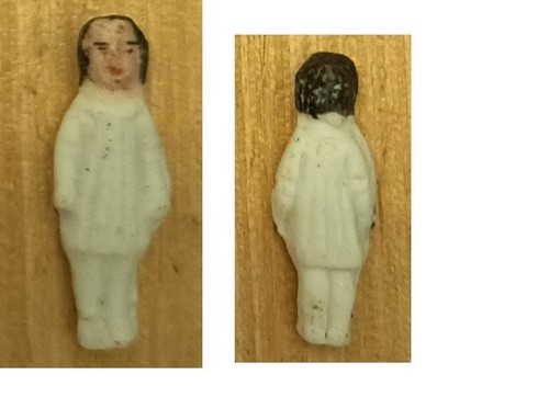 Fève ancienne bébé tête - fève,