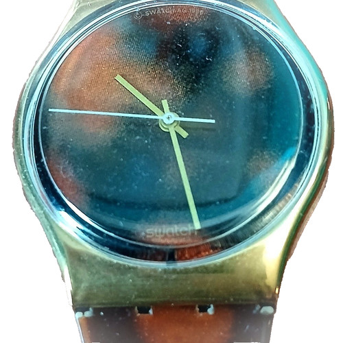 Swatch 8875 gold tone - swatch, gold-tone