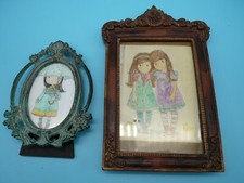 Lot 2 petits cadres  / Gorjuss