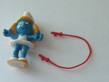 schtroumpf schlumpfine EI KINDER 1983 Springseil SCHTROUMPFETTE CORDE à SAUTER 