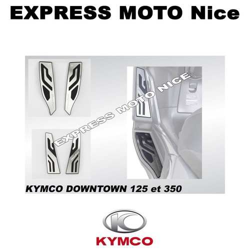 Platines repose pieds - , inox