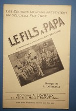 André Loyraux Ray Ventura Le Fils à Papa Partition Orchestre 
