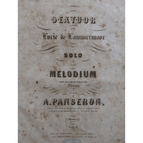 Panseron auguste sextuor - sextuor, de