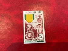 COLONIE FRANÇAISE. TOGO. 1952. N° 255 NON DENTELÉ NEUF LUXE. TIMBRE RARE. BEAU.
