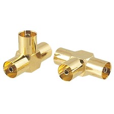 2pcs dvb connecteurs coudés - 2pcs, dvb-t