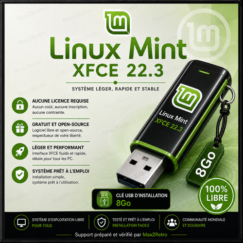 Clé usb linux - clé,