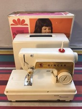 Machine à Coudre SINGER Golden Panoramic Jouet Jeu Imitation Vintage #D105
