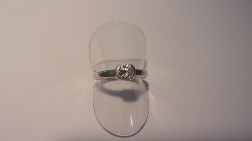 Bague argent massif - en,