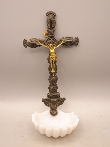 Christ crucifix benitier - christ,