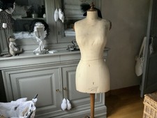 Linge Ancien Vintage Mannequin Couture Gerard PARIS Le Pied En Bois Patiné