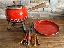 Service à fondue en tôle