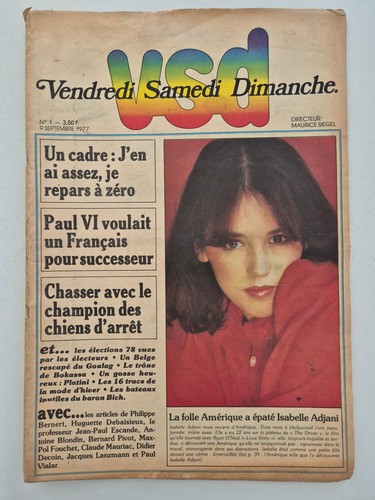 Journal magazine vintage - journal, vsd