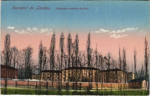 Cpa landau ancienne - landau,