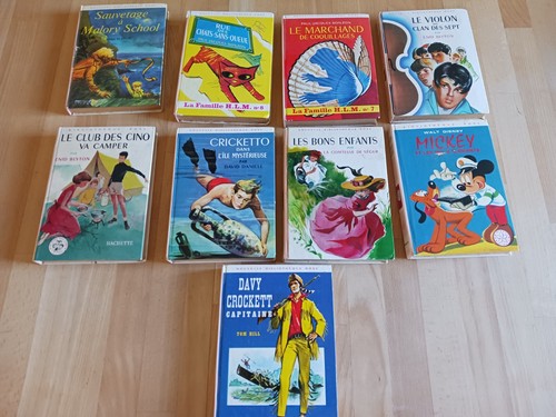 Bibliothèque rose lot - rose, 9