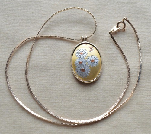Pendentif médaillon chaîne - pendentif,