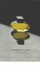 PUBLICITE 1979   ROCHAS présente son parfum  MYSTERE
