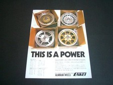 Enkei Mag Wheel Advertising/back side S130 Fairlady Z Leo Leo Wheel Riverside I