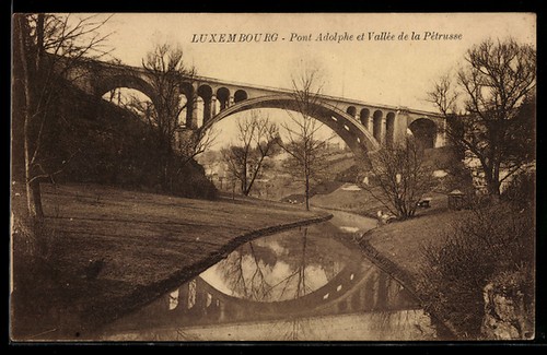 Cpa luxembourg pont adolphe - pont,