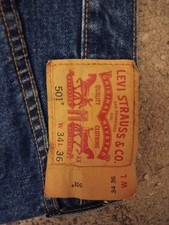 Levi’s 501 Original Jeans Homme 34x36 – Neuf Sans Étiquette – Made in Mexico