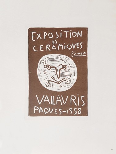 Pablo picasso affiche - pablo, 1958