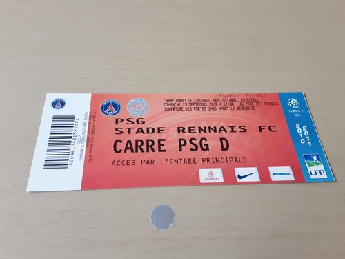 Ticket match psg - ticket, psg-