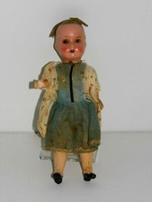 POUPÉE ARTICULÉE  ANTIQUE DE COLLECTION TRÈS RARE BISCUIT PEINT GERMANY 1920