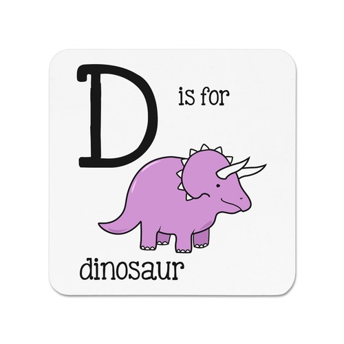 Lettre est pour dinosaure - d,