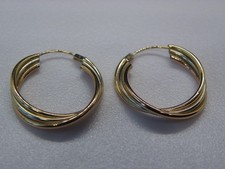 Boucles d'oreilles 3 ors -