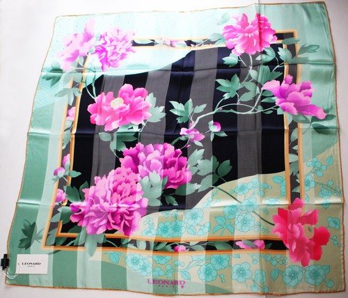 Leonard foulard soie neuf - en,