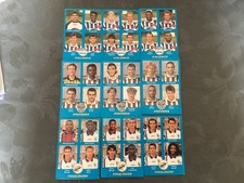 Lot de 9 cartes de 3  équipes