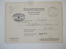 lettre prisonnier de guerre, STALAG IVc 46, 23/1/1942, KGpost lettre de réponse