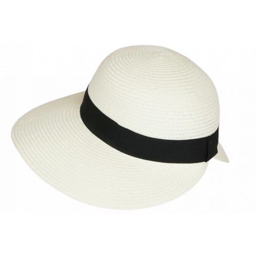 Chapeau paille femme beige - paille,