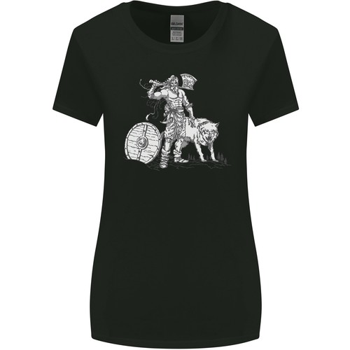 Viking avec loup - viking, et