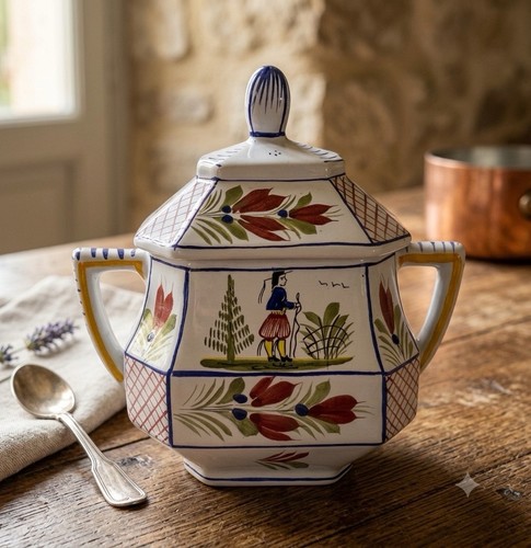 Henriot quimper lidded - hb,