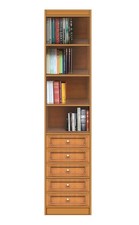 Bibliothèque étroite niches