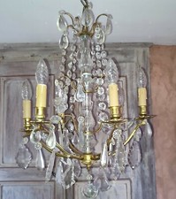 Lustre à cage debut XXème en