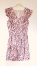 Etat NEUF, TB Robe  Y'COO,  rose, volantée, T 36