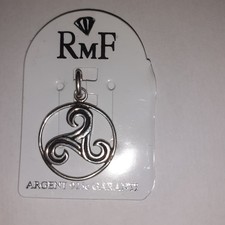 pendentif argent massif