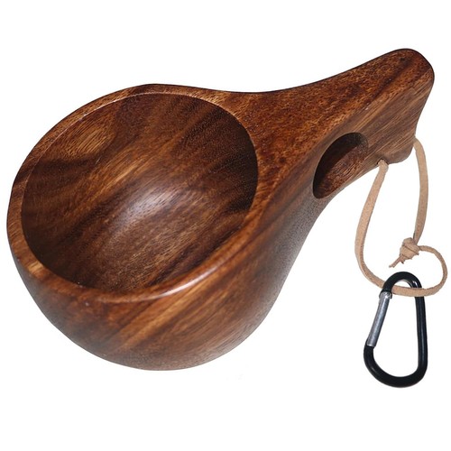Coffe mug portable - portable, wooden