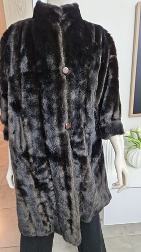 Manteau fourrure marron - fourrure,