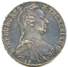 Autriche thaler argent Marie Thérèse 1780 ( refrappe ) n°7335