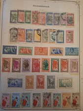 Madagascar - Très Bel Ensemble de timbres anciens 