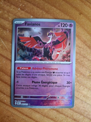 Carte pokemon favianos - carte,